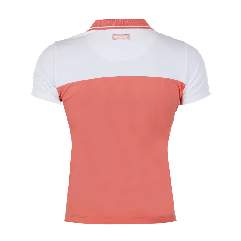 LE COQ SPORTIF GOLF EXcDRY Biocolor Women's Polo (Orange) - Image 2
