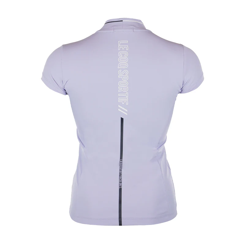 LE COQ SPORTIF GOLF Rijoume Variable Women's Mock Shirt (Purple) - Image 2