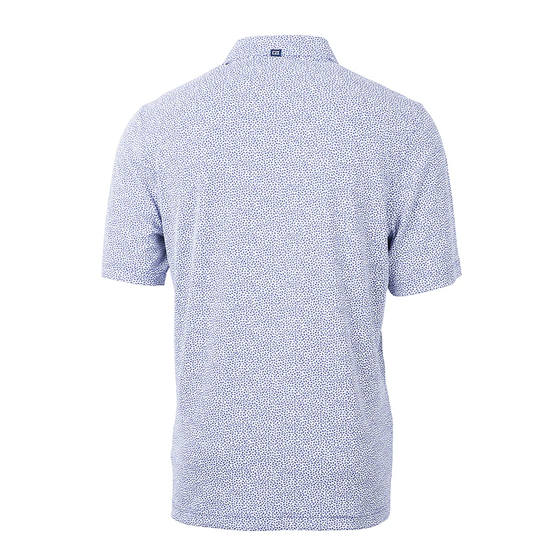 CUTTER & BUCK Virtue Ecopique Print Men's Polo (Hyacinth) - Image 2