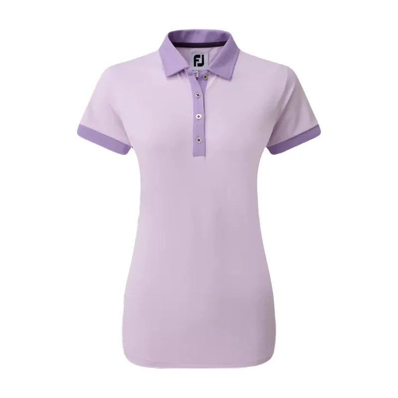 FOOTJOY Color Block Women's Polo (Purple Cloud)