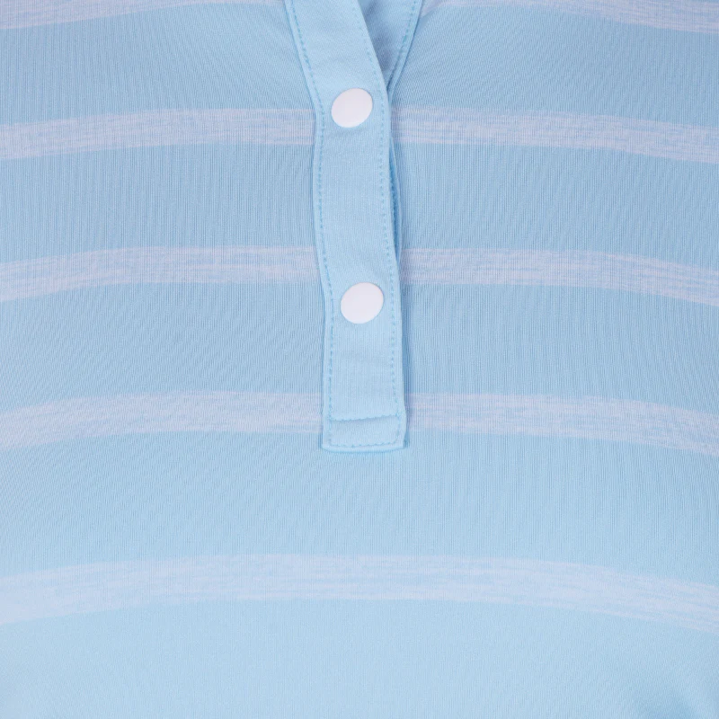 FOOTJOY Spacedye Stripe Women's Polo (Blue) - Image 3