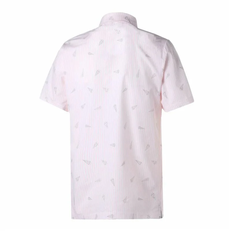 PUMA Flag Printed Seersucker Men's Polo (Pearl Pink) - Image 6