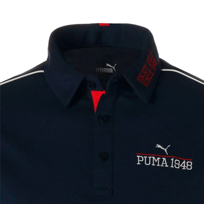PUMA Cool Touch Tour Men's Polo (Navy Blazer) - Image 3