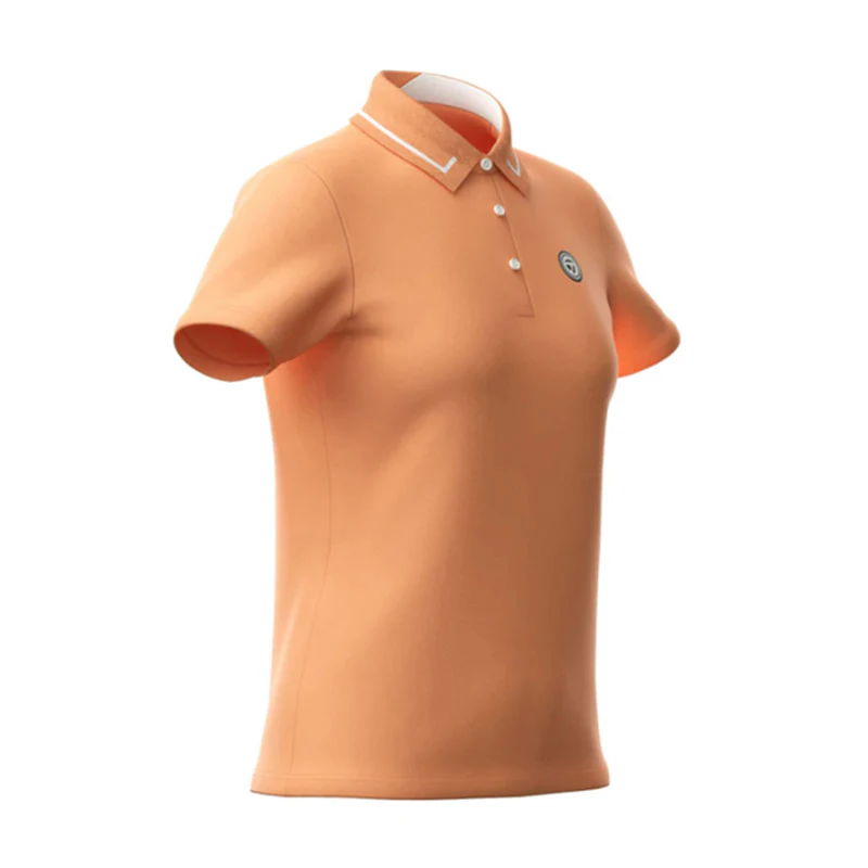 TAYLORMADE Club Basic Women's Polo (Apricot) - Image 3