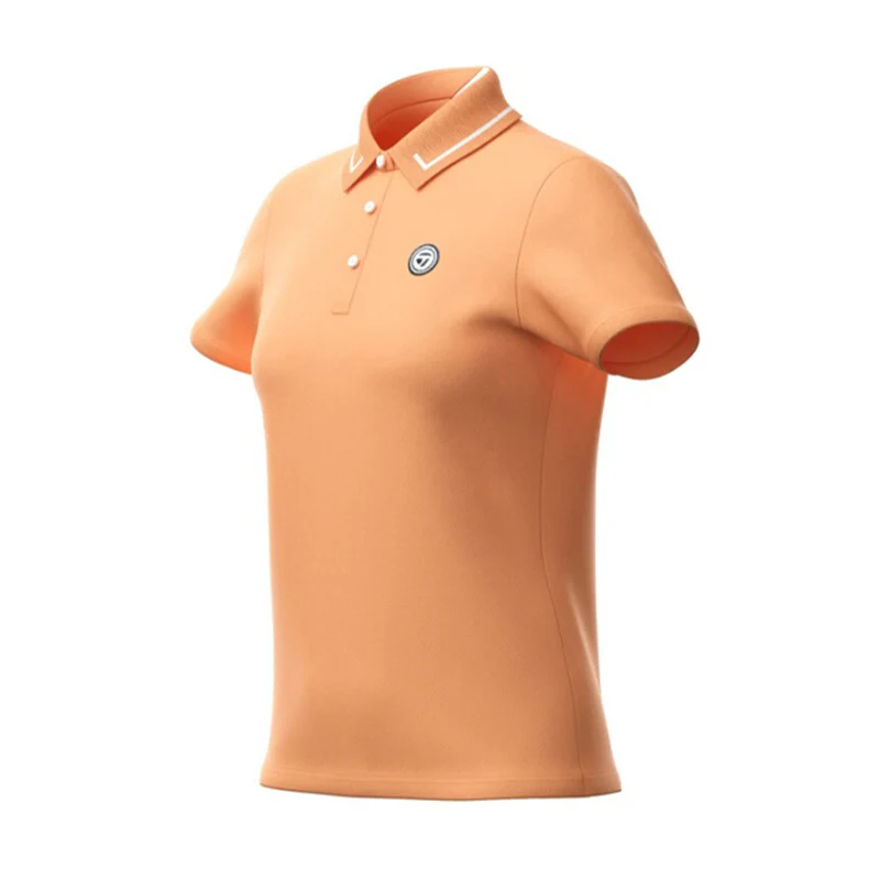 TAYLORMADE Club Basic Women's Polo (Apricot) - Image 4