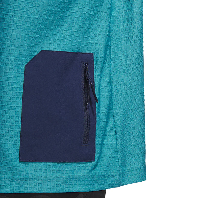 ADIDAS Adicross Mock Neck Men's Polo (Artic Fusion) - Image 4