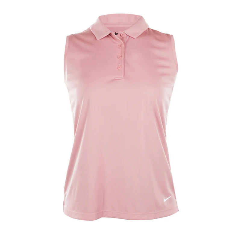 NIKE Dri-FIT Victory Women's Sleeveless Polo (Red Startdust)