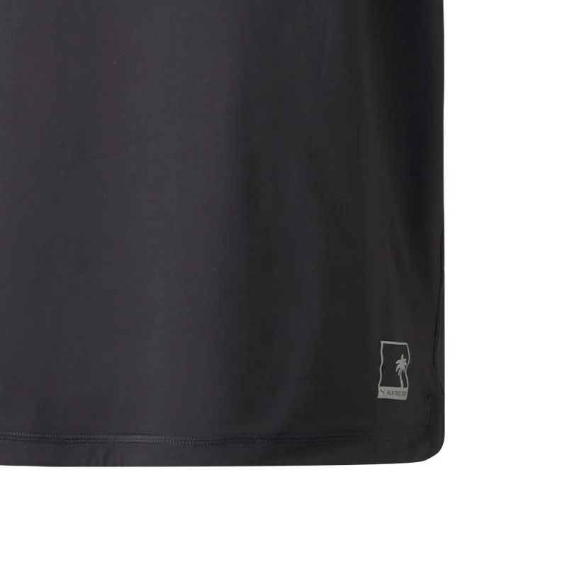 PUMA Palm Tree Crew Men's Polo (Black) - Image 4