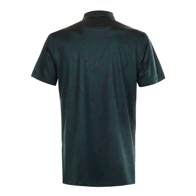 PETER MILLAR Gator Baltik Performance Jersey Men's Polo (Balsam) - Image 2