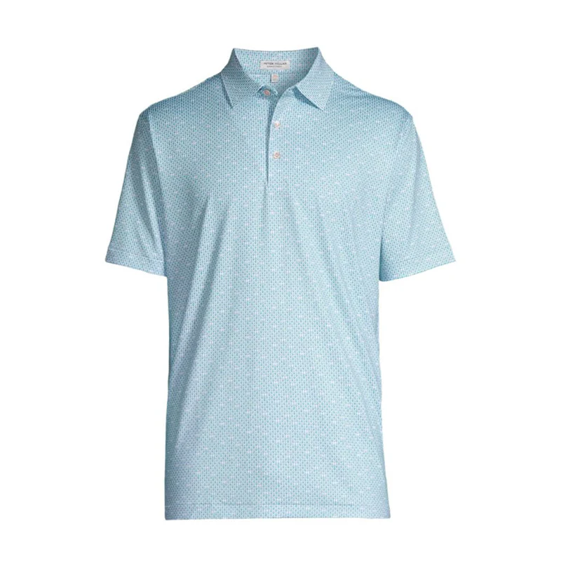 PETER MILLAR The Man's Manhattan Men's Polo (White)