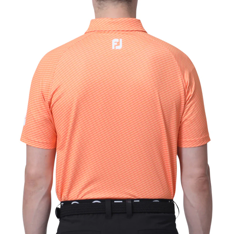 FOOTJOY Japan Men's Short Sleeve Polo (Orange) - Image 2
