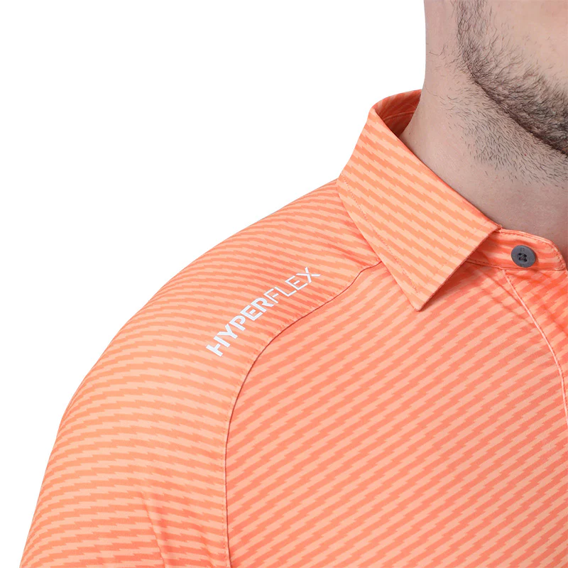 FOOTJOY Japan Men's Short Sleeve Polo (Orange) - Image 3