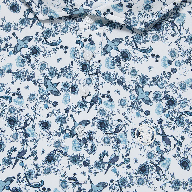 GFORE Botanic Garden Jersey Men's Polo (Ink) - Image 2