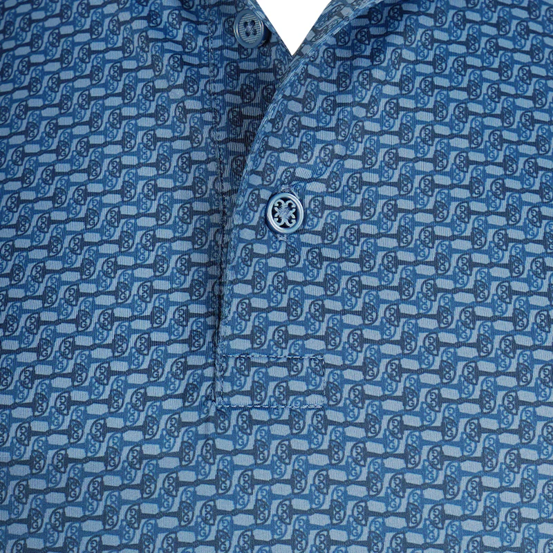 GFORE G Link Jersey Men's Polo (Slate) - Image 3