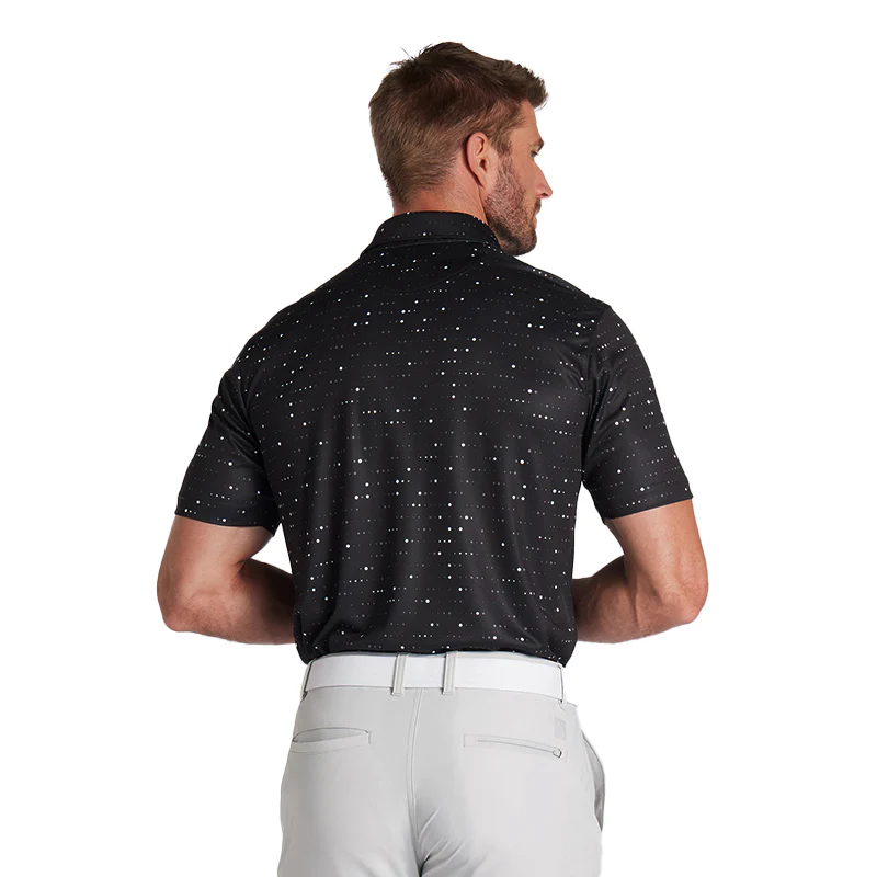 PUMA Keys Men's Polo (Black/White Glow) - Image 4