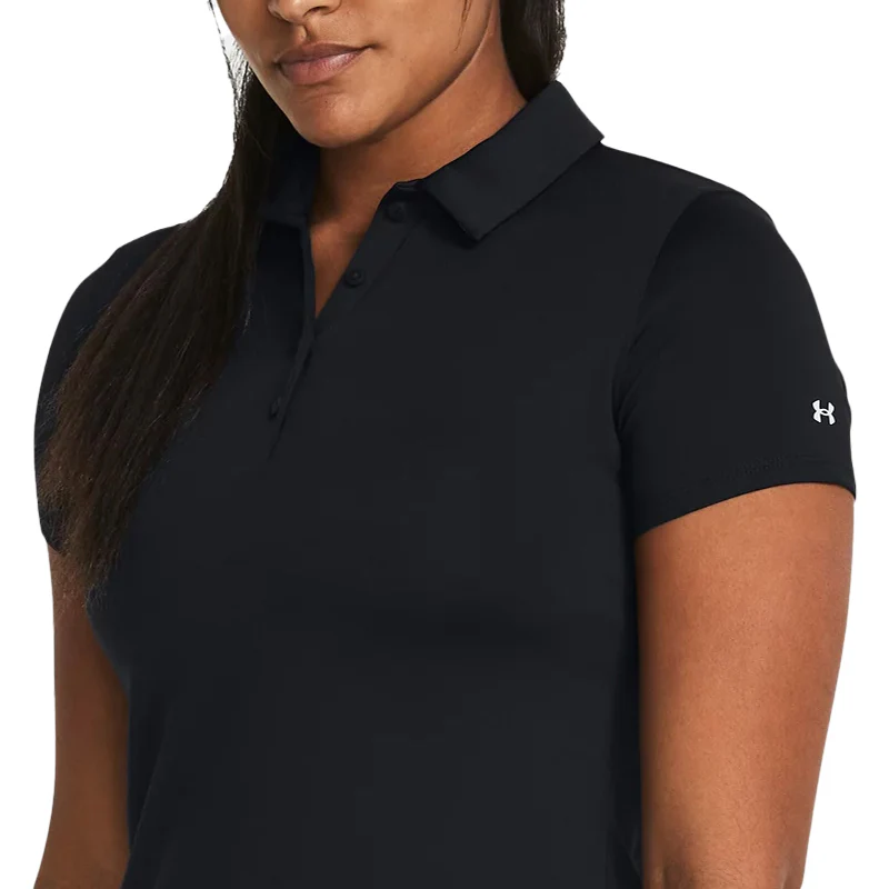 UNDER ARMOUR Playoff Women's Polo (Black) - Image 3