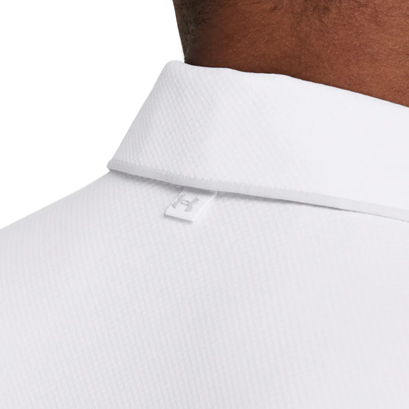 UNDER ARMOUR Iso-Chill Men's Polo (White) - Image 4