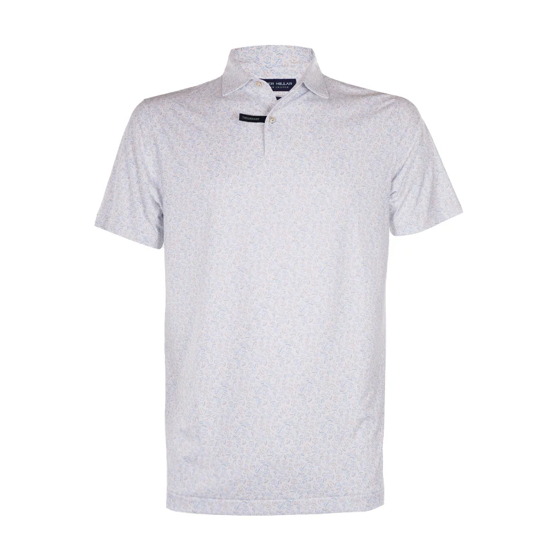 PETER MILLAR Fields of Carlsbad Performance Men's Jersey (White)