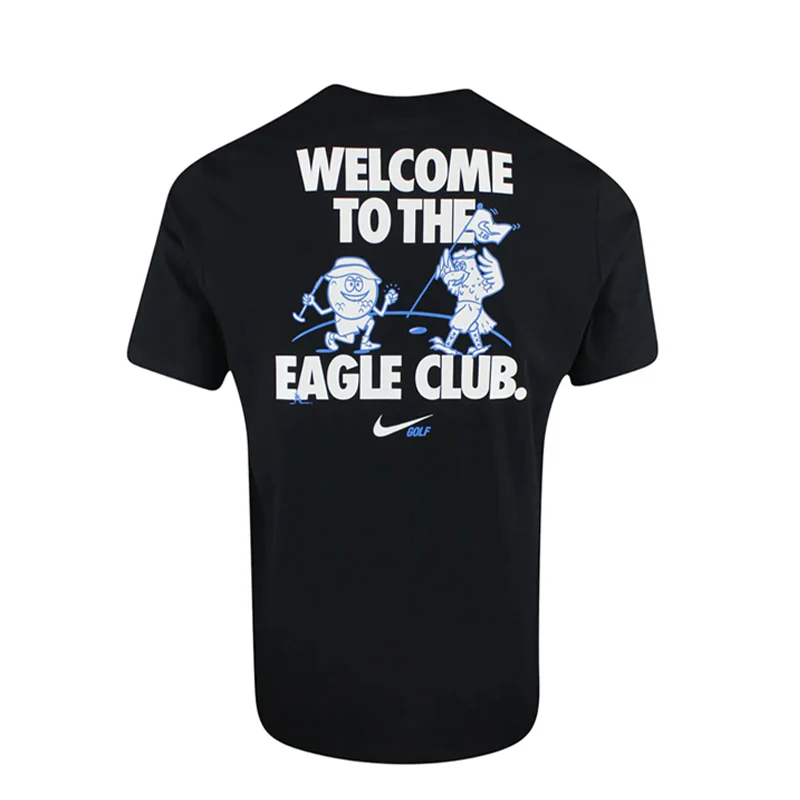 NIKE Welcome To The Eagle Club Men's Shirt (Black) - Image 2