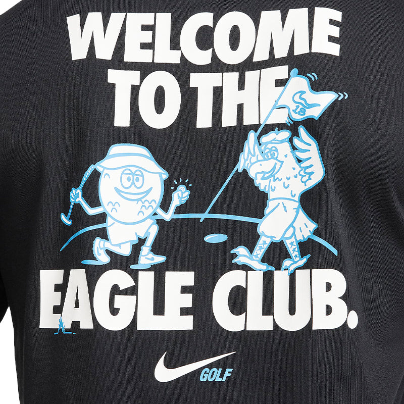 NIKE Welcome To The Eagle Club Men's Shirt (Black) - Image 4