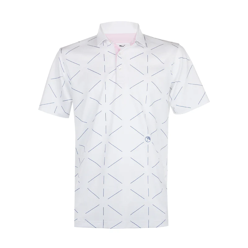 PUMA x Arnold Palmer Geo Men's Polo (White/Deep Navy)