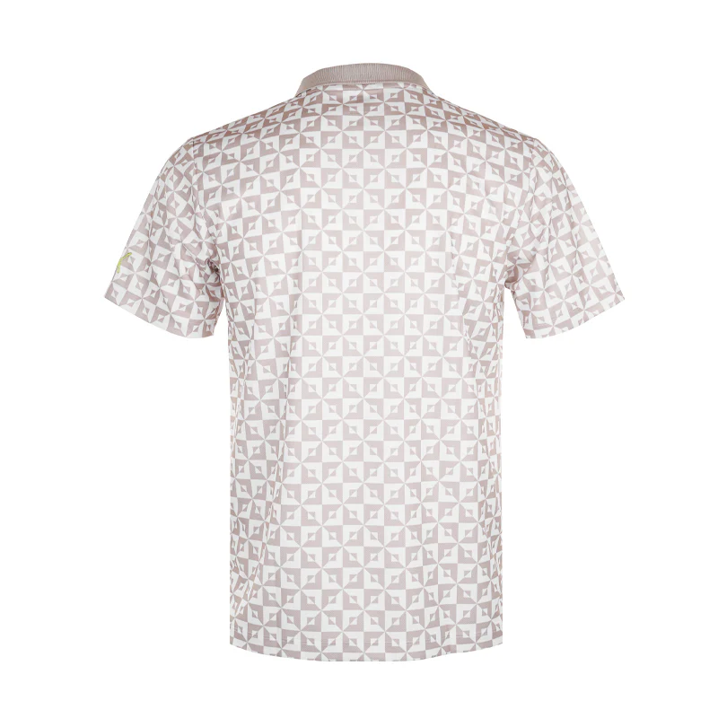 PUMA Japan Stretch Pique Monogram Men's Polo (Alabaster) - Image 2