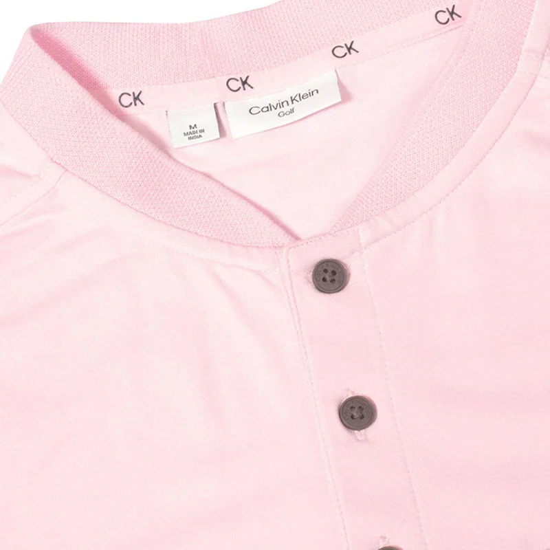 CALVIN KLEIN Middlebrook Men's Polo (Pink) - Image 3