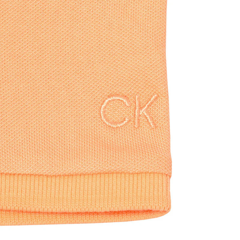 CALVIN KLEIN Brightmeadow Women's Polo (Peach Cobbler) - Image 4