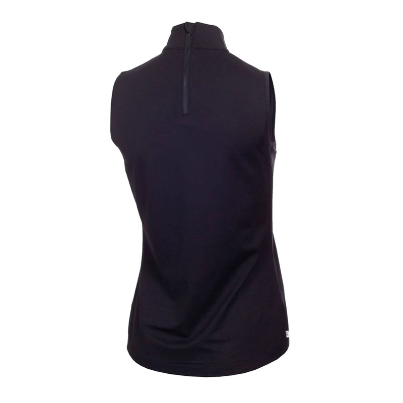 CALVIN KLEIN Skyway Women's Sleeveless Polo (Navy) - Image 2