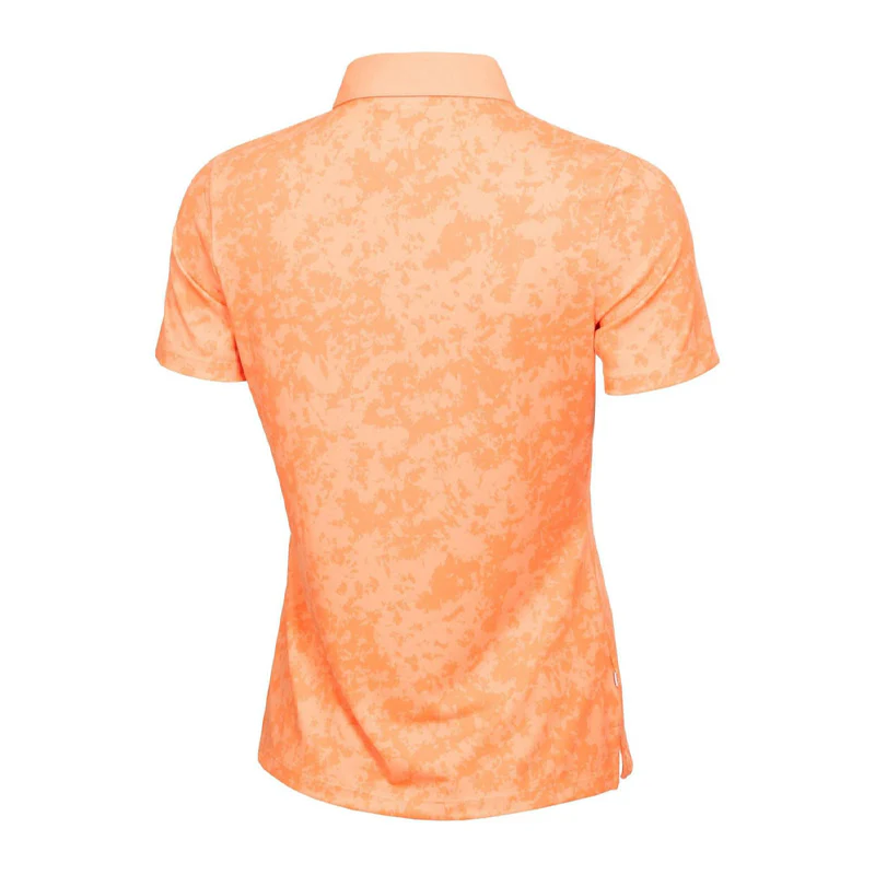 CALVIN KLEIN Canvas Print Women's Polo (Peach Cobbler) - Image 2