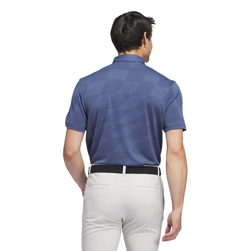 ADIDAS Ultimate365 Textured Men's Polo (Ink) - Image 2