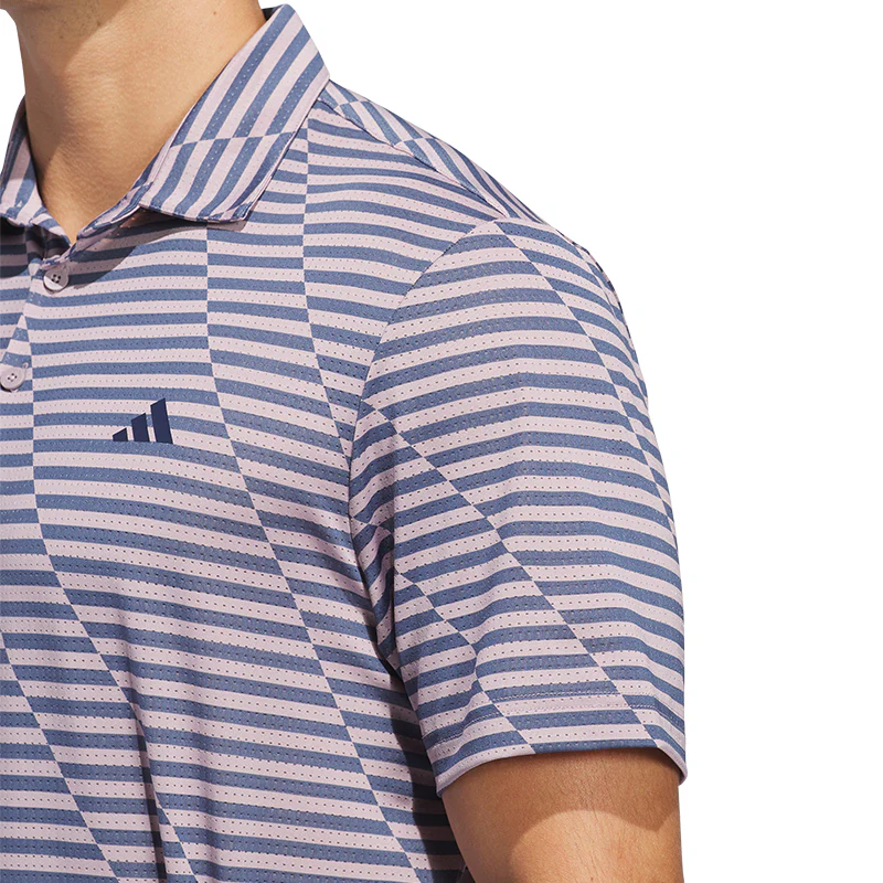 ADIDAS Ultimate365 Mesh Print Men's Polo (Fig) - Image 3
