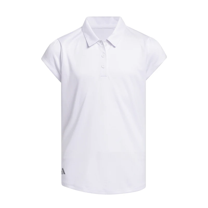 ADIDAS Girl's Performance Polo (White)