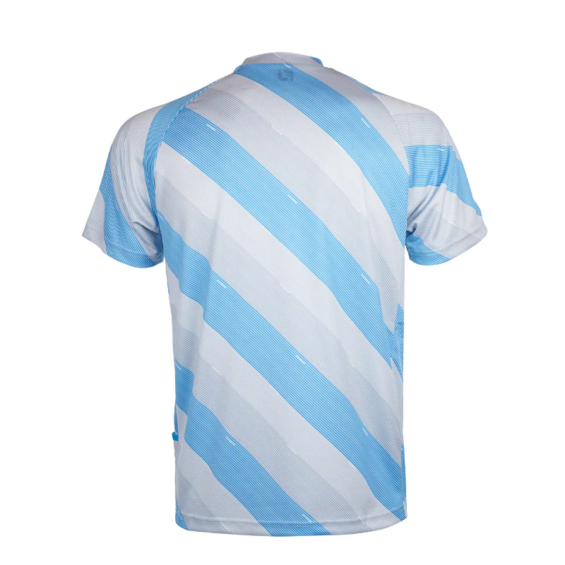 FOOTJOY Japan Print Mock Men's Short Sleeve Shirt (Neo Blue) - Image 2