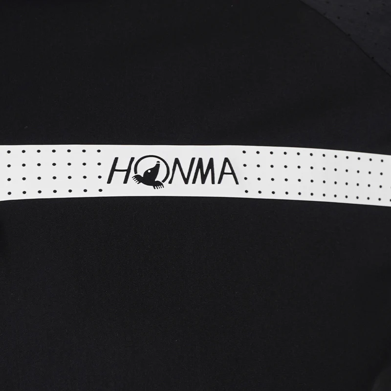 HONMA Performance Men's Polo (Black) - Image 4