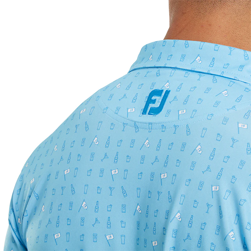 FOOTJOY The 19th Hole Lisle Men's Polo (Blue Sky) - Image 4