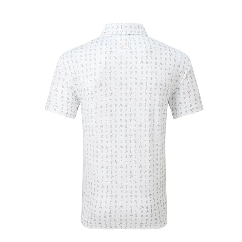 FOOTJOY The 19th Hole Lisle Men's Polo (White) - Image 2