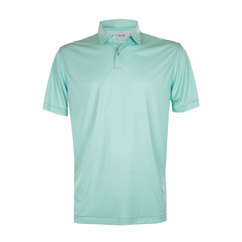 PETER MILLAR Feather Art Men's Polo (Summer Meadow)
