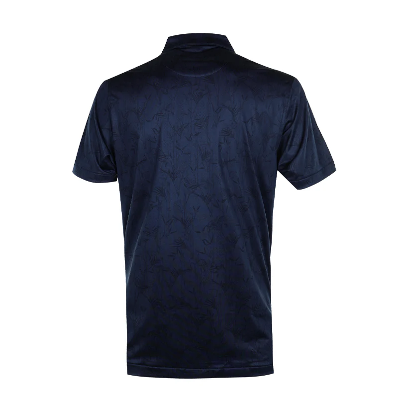 PETER MILLAR Babmboo Botanical Men's Polo (Navy) - Image 2