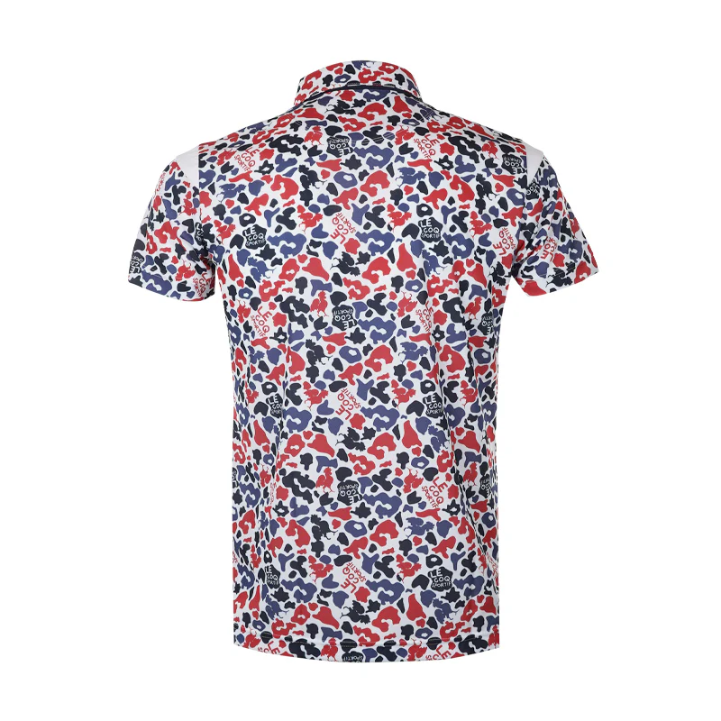 LE COQ SPORTIF GOLF Rooster Men's Polo (White) - Image 2