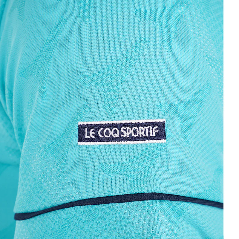 LE COQ SPORTIF GOLF Eifeel Jacquard Men's Polo (Green) - Image 4