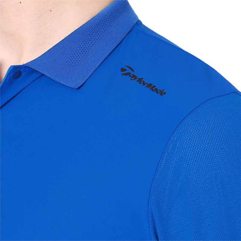 TAYLORMADE Backprint Men's Polo (Blue) - Image 3