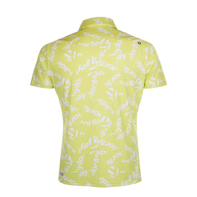 TAYLORMADE Graphic Men's Polo (Lemon) - Image 2
