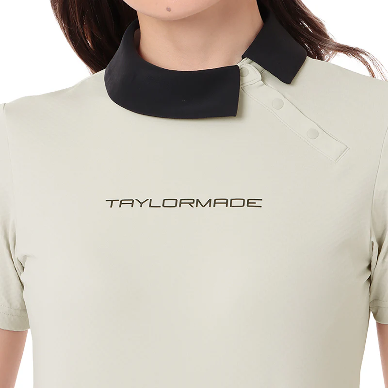 TAYLORMADE T-Ice Side Women's Polo (Ice Beige) - Image 3
