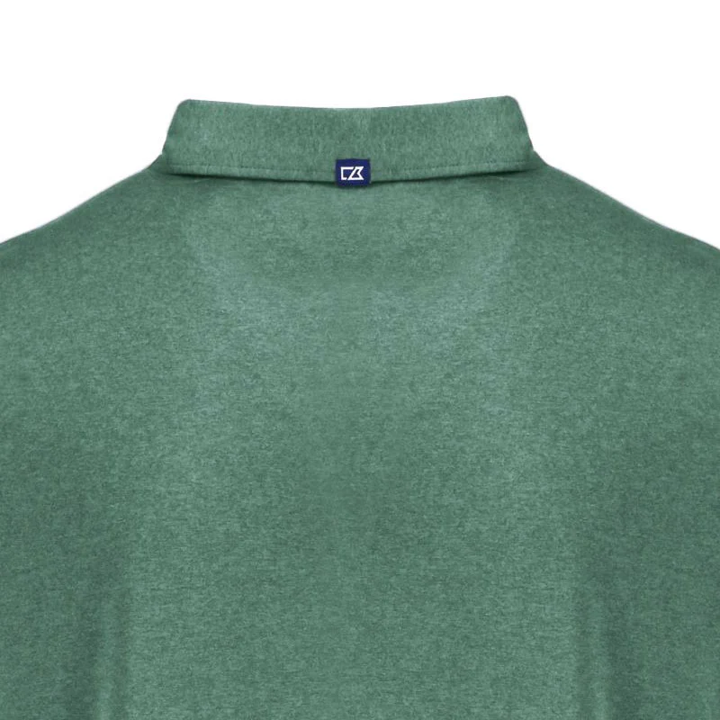 CUTTER & BUCK Forge Eco Stretch Recycled Men's Polo (Dark Hunter Heather) - Image 4