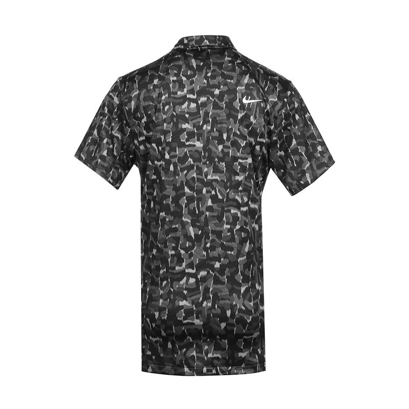 NIKE Tour Confetti Men's Polo (Light Smoke Grey) - Image 2