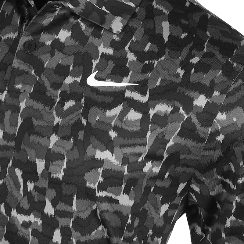 NIKE Tour Confetti Men's Polo (Light Smoke Grey) - Image 3