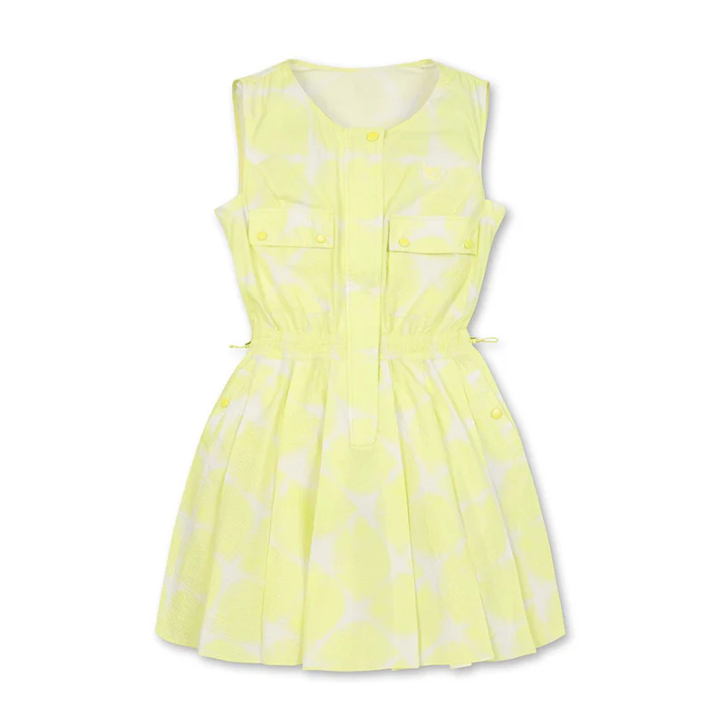 WAAC Korea Seersucker Dress (Yellow)