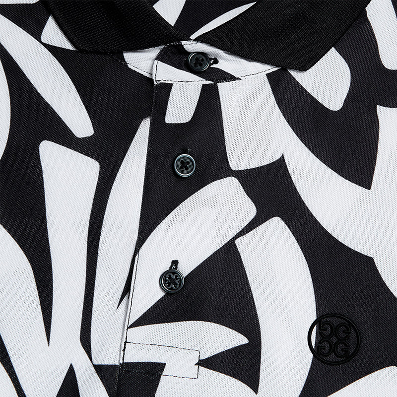 GFORE Contrast Pique Men's Polo (Onyx) - Image 3