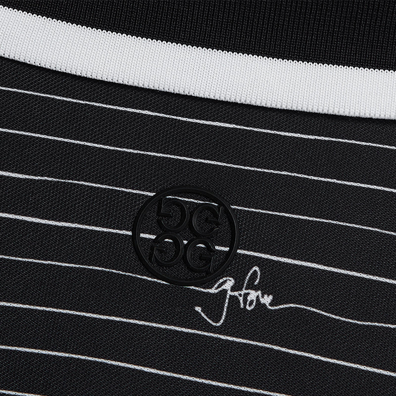 GFORE Script Pique Men's Polo (Onyx) - Image 4